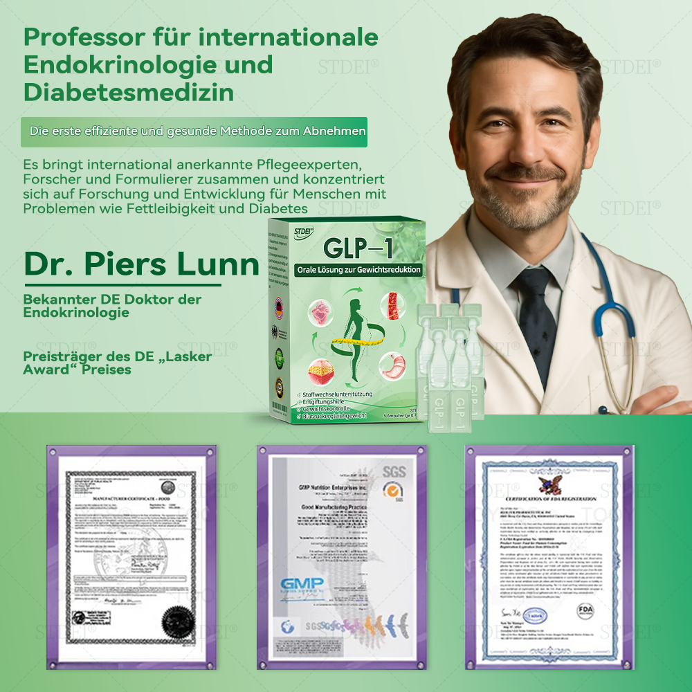 🔥 Letzter Platz verfügbar! ⚡ Sichern Sie sich jetzt 30 % Rabatt – nur für kurze Zeit! STDEI® GLP-1 Orale Lösung zur Gewichtsreduktion